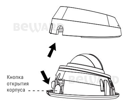 Beward SV2012DR (2.8 мм) Видеокамера IP