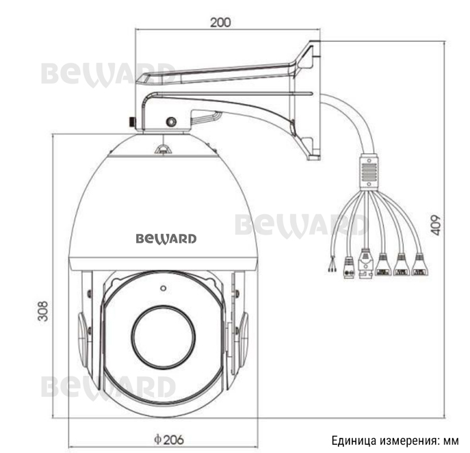 Beward SV4218-R36 Видеокамера IP