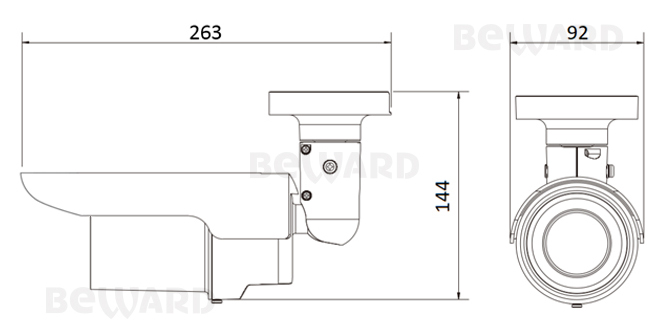Beward BD4685RVZ видеокамера IP