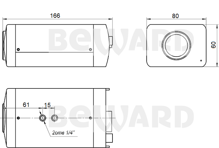Beward B2530B Видеокамера IP