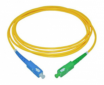 Eletec simplex SM SC/APC-SC/UPC, 3.0 мм 9/125 LSZH, 1 м Патч-корд