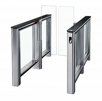 PERCo-ST-01 Турникет с крышками из стекла со створками 425 мм увеличенной высоты (1500 мм)