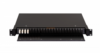 NIKOMAX NMF-RP08LCUM2-TS-P1-1U-BK Оптический кросс 19" Premium Line