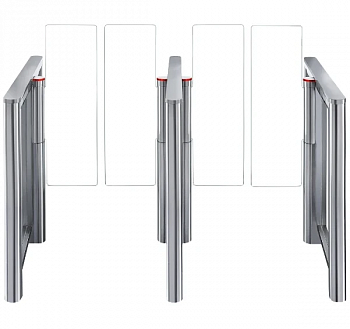 PERCo-STD-11 (SDС-11S-NR) (ATG-300) Центральная секция с крышкой из стали со створками 300 мм