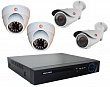 Hunter MHD KIT-4/4 Комплект видеонаблюдения на 4 камеры 2Mp