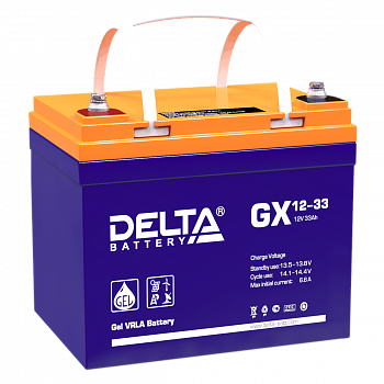 Delta GX 12-33 Аккумуляторная батарея