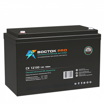 ВОСТОК PRO СХ 12100 Аккумуляторная батарея