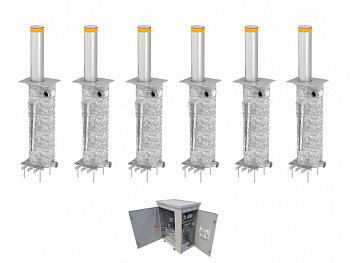 CAME TBD 220H600 KIT (6 BOLLARDS) Комплект боллардов