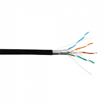 Netko Кабель FTP4 cat.5е, одножильный, экранированный, 305м, CCA, для наружных работ Optima Gold