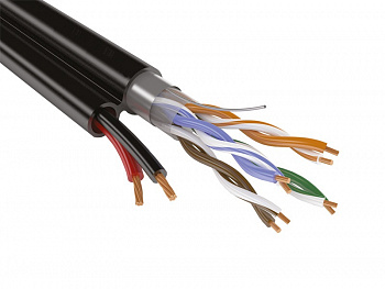Кабель комб. UTP 5E 4x2x0.5 + 2x0.75, 200 м 05-010