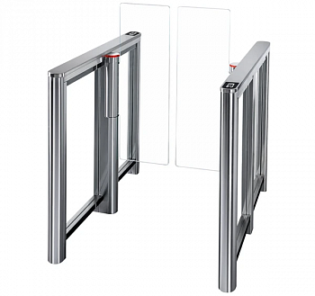 PERCo-ST-11 (STC-11S) (ATG-300H) Турникет распашной с крышкой из стали и резины со створками h=1300