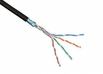 Eletec UTP 5E 4x2xAWG24, наружный с тросом (многопроволочный 7х0,4), медь, 305 м Кабель