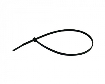 Хомут нейлоновый 100х2,5 черный (100 шт)