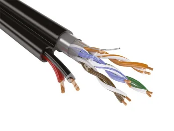 Кабель комб. UTP 5E 4x2x0.5 + 2x0.75, эконом, 200 м 05-011