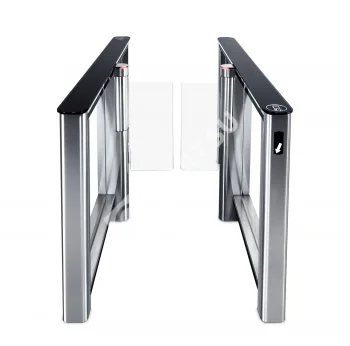 PERCo-ST-01 Турникет с крышками из стекла с центральной вставкой со створками 300 мм