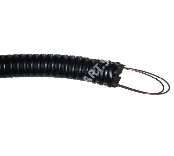 Netko Труба гофрированная, ПНД, легкая, с зондом, d25 мм, черная, 50м "С"