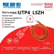 Technolink Патч-корд UTP4 cat 5e, 5,0м, ВС, LSZH, оранжевый, литой коннектор