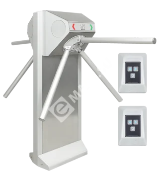 CARDDEX STL-04С (нерж) Комплект двухпроходного турникета