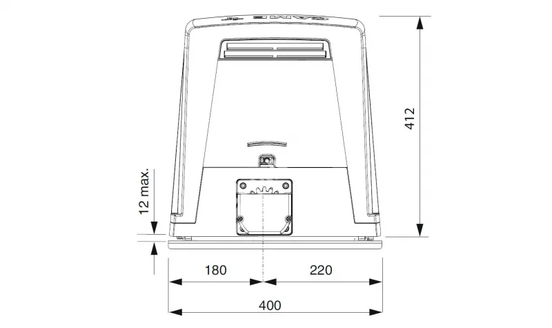 CAME BKV25AGE PLUS Привод для откатных ворот