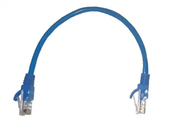 Netko Патч-корд UTP4 cat 5e, 0,25м, ВС, LSZH, синий, литой коннектор Optima