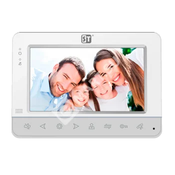 Space Technology ST-M101/7 (S/SD) белый Видеодомофон